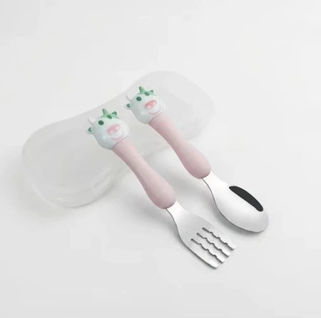 Baby Spoon Fork with Case