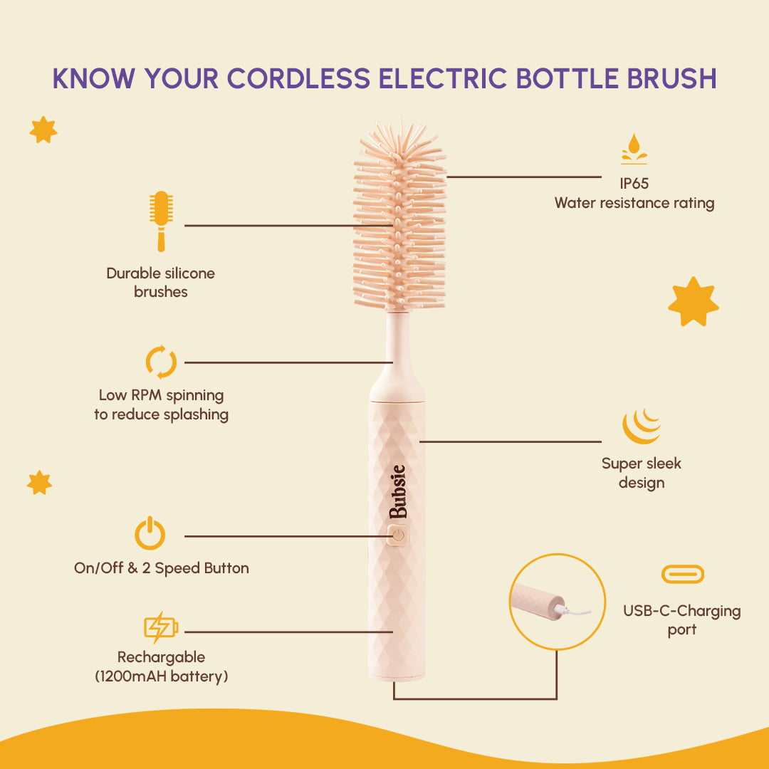 cordless bottle brush