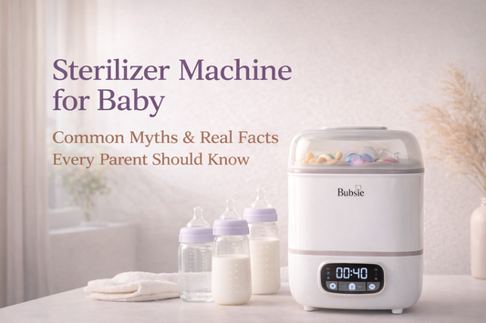Sterilizer machine for baby myths and facts guide banner