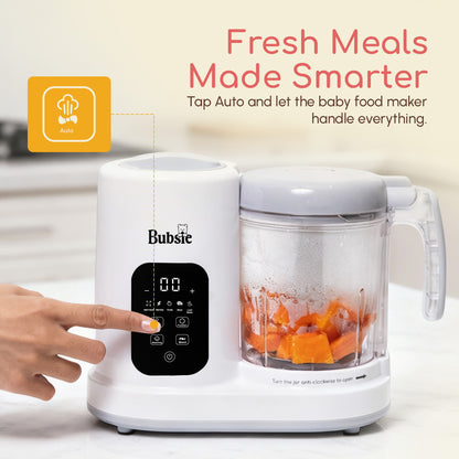 Lil Chef Pro 8-in-1 Baby Food Processor with Steamer, Blender & Self-Clean Function