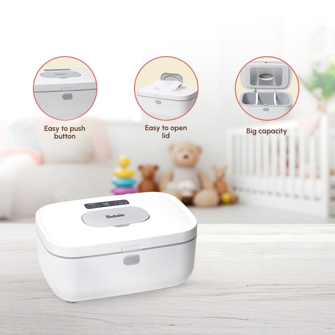 Ultra quiet baby wipe warmer for night use