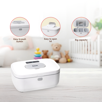 Ultra quiet baby wipe warmer for night use