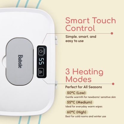 Premium baby wipe warmer for home use