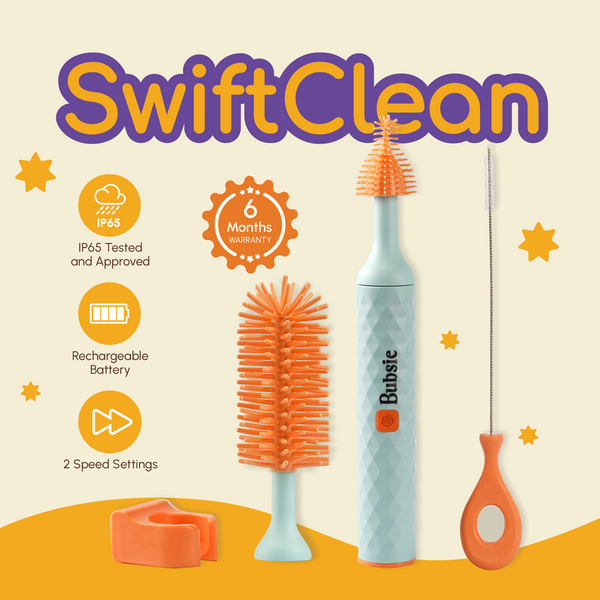 cordless electric bottle cleaning brush