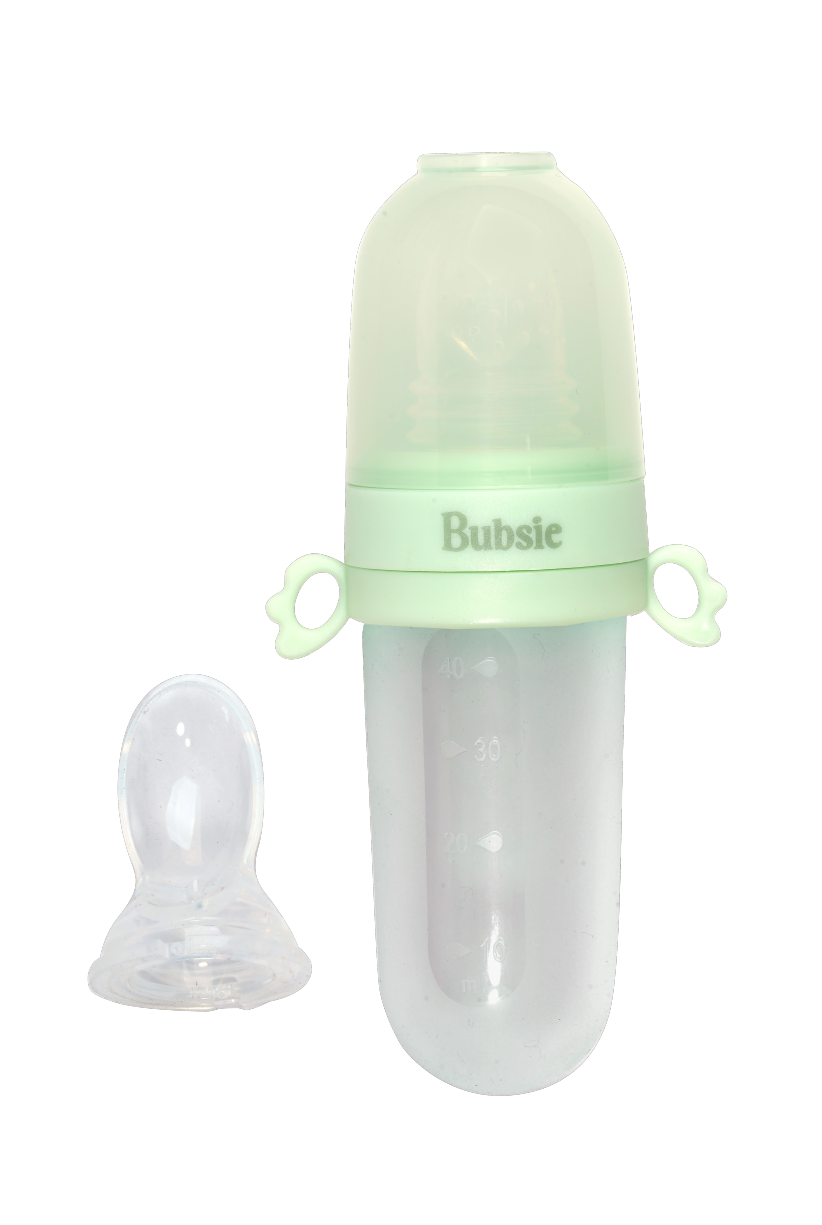 Silicon Food Feeder Green
