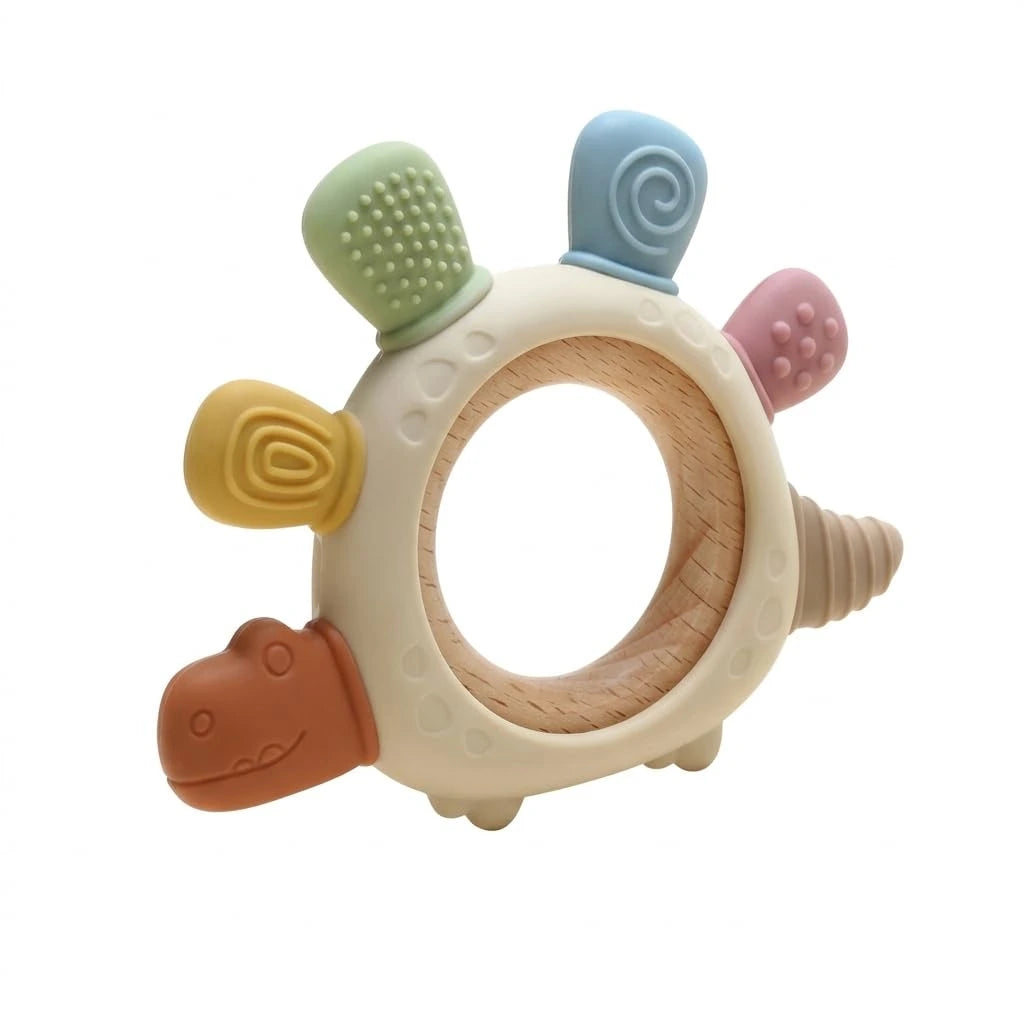 Silicon Wooden Teether