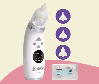NoseBliss Electric Baby Nasal Aspirator for Newborns with 5 Suction Levels & Self Cleaning